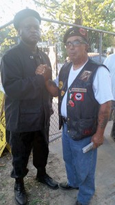 Prime Minister Victor San Miguel, (Carnalismo) with Minister of Defense, Vince (New Black Panther Party)